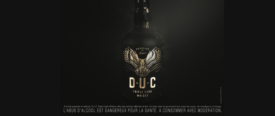 La première campagne de D.U.C Whisky DUC Whisky