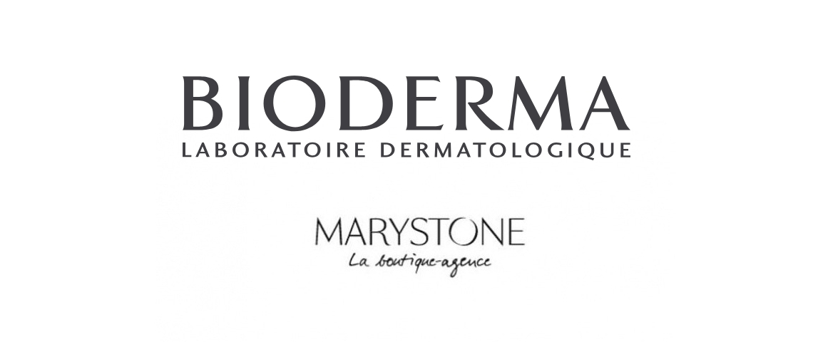 Marystone remporte le budget Bioderma Logos Bioderma et Marystone