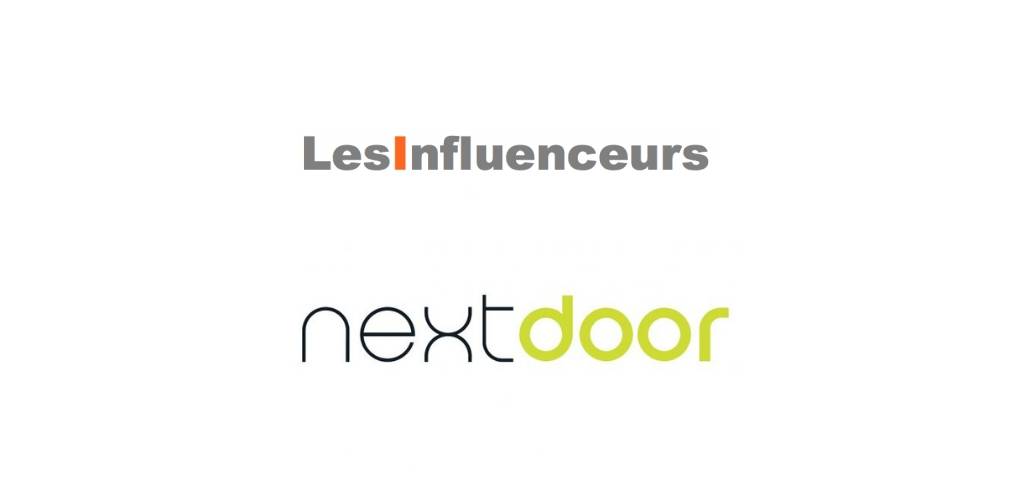 Logos de Nextdoor et Les Influenceurs