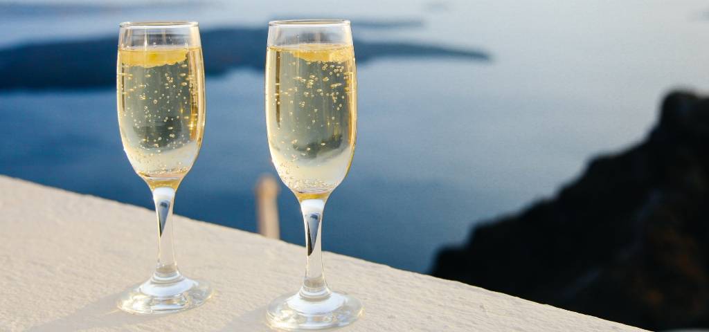 Verres de champagne