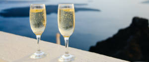 Verres de champagne