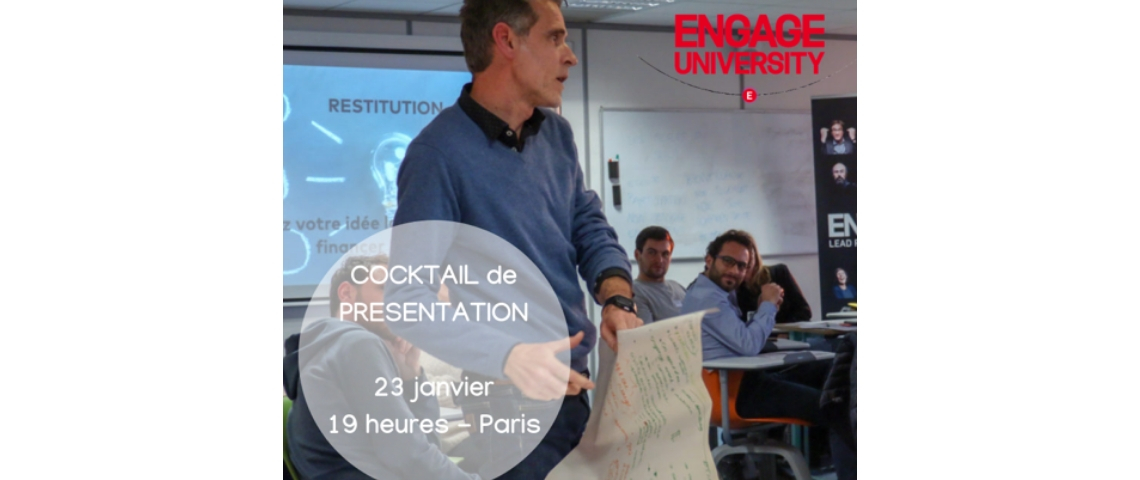 Soirée de présentation de l'Engage University Engage University
