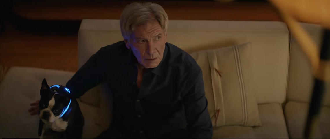 La publicité Amazon pour le Superbowl 2019 Harrison Ford avec un chien