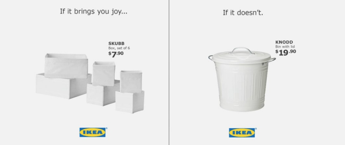 IKEA parodie Mari Kondo Publicité IKEA