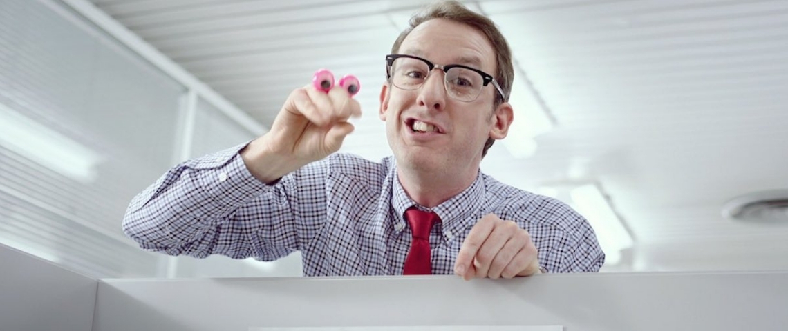 La nouvelle campagne XL Airways Un homme au bureau