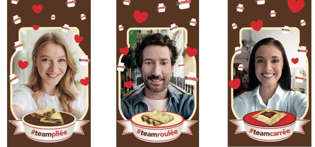 Filtres Nutella pour la chandeleur