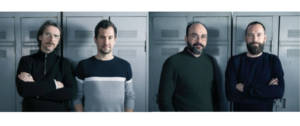 Frédérick Lung, Philippe Pinel, Yvan Hiot et Adrien Plouard