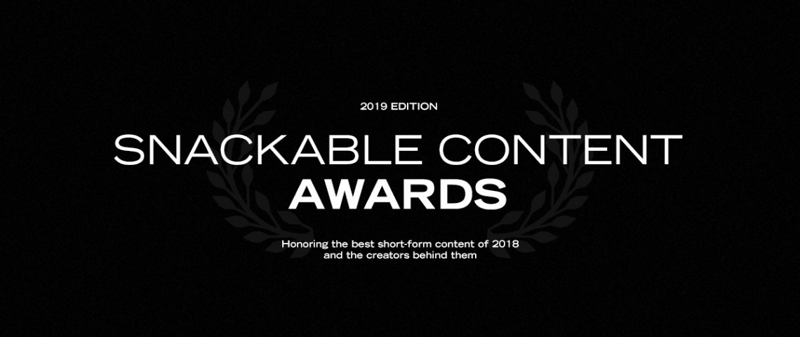 Les lauréats des Snackable Content Awards 2019 Visuel Snackable Content Awards 2019