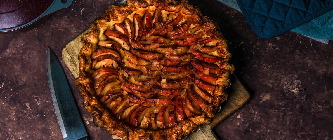 Auchan dévoile sa nouvelle publicité Une tarte aux fruits