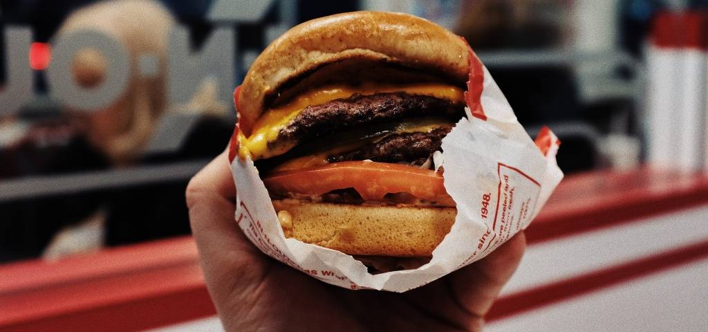 Un burger In-n-Out