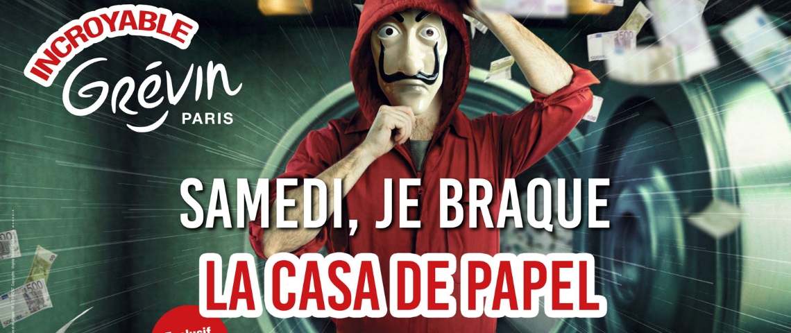La nouvelle campagne du musée Grévin Affiche pour le musée Grévin