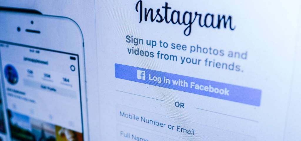 Page d'accueil d'Instagram