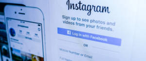 Page d'accueil d'Instagram