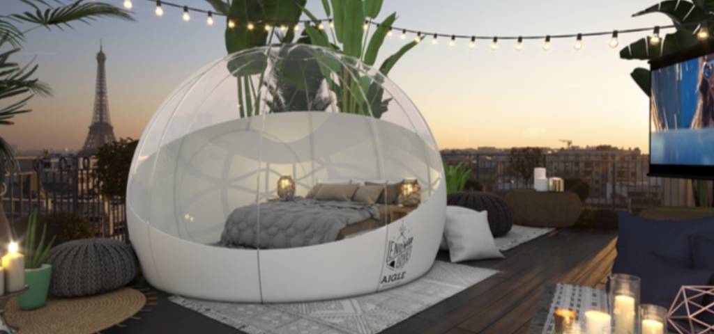 Une bulle transparente