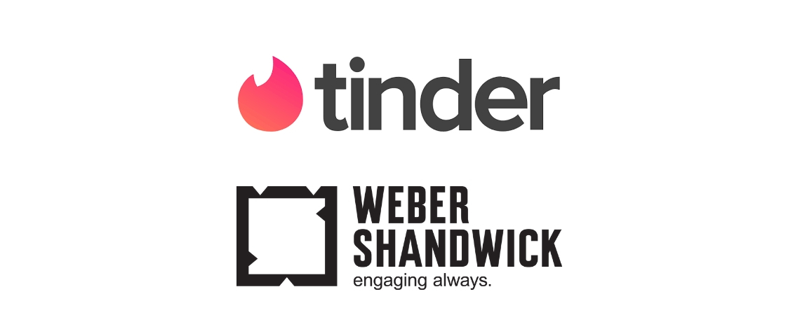 Tinder choisit Weber Shandwick Logos de Tinder et Weber Shandwick
