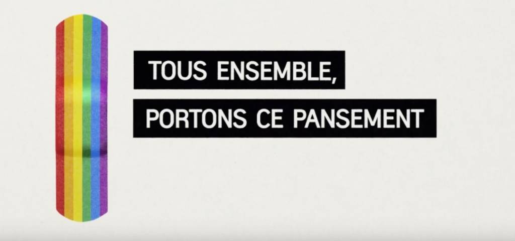 Un pansement arc-en-ciel