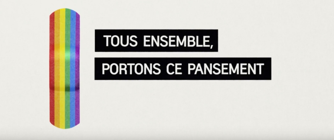 AIDES lance des pansements arc-en-ciel Un pansement arc-en-ciel