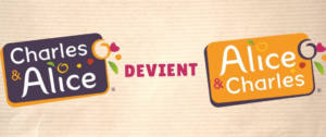 Les logos de Charles et Alice