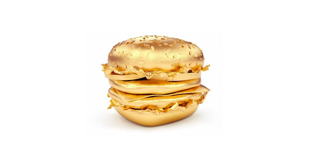 Un burger en or