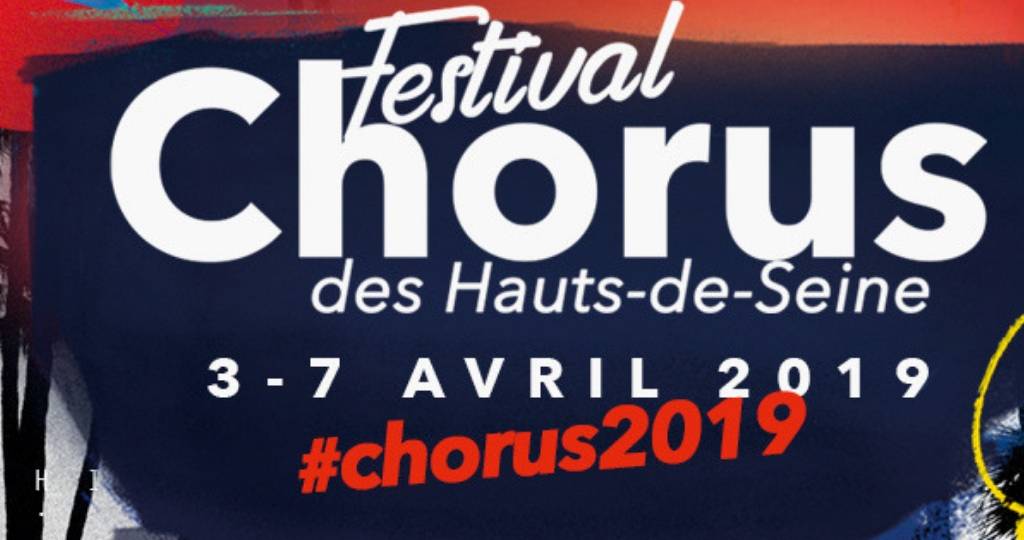 Affiche du Festival Chorus à la Seine Musicale