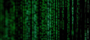 Des lignes de codes vertes