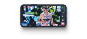 Un smartphone avec une vidéo