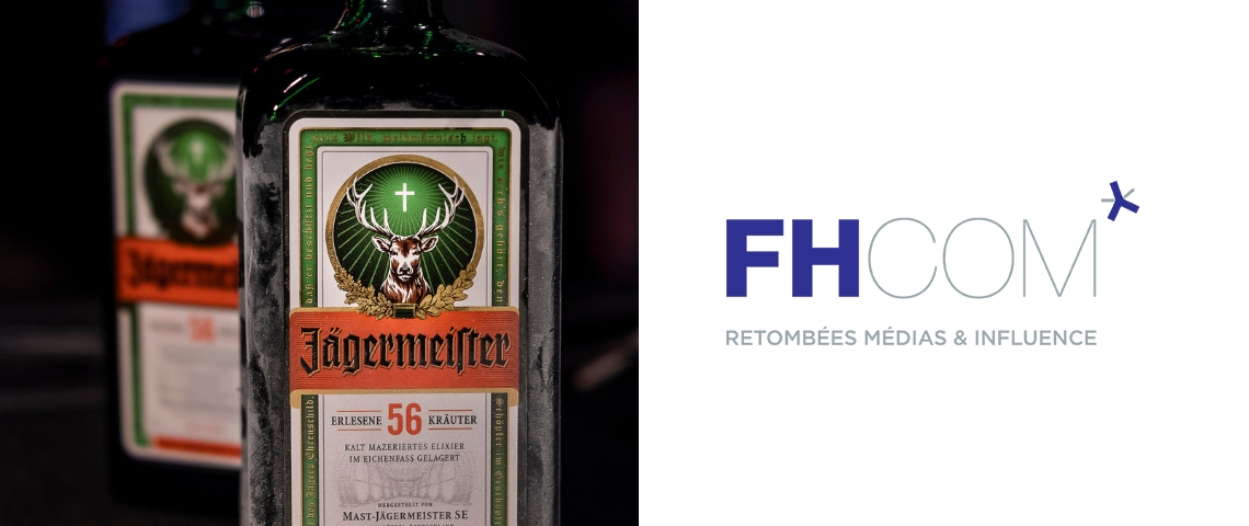 FHCOM remporte le budget Major ISD Des bouteilles de jagermeister et le logo fhcom