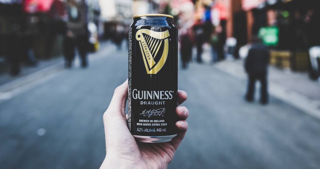 Une cannette de Guinness