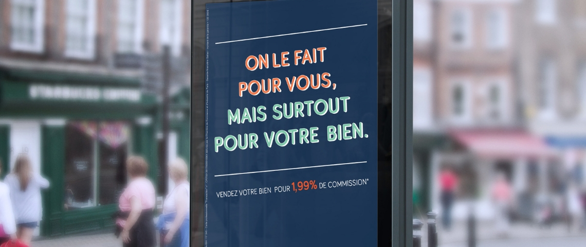 Proprioo s'affiche à Paris Une affiche Proprioo