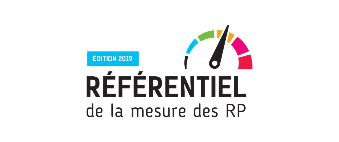 Edition 2019 du Référentiel de la Mesure des Relations Publics Logo du Référentiel de la Mesure des Relations Publics