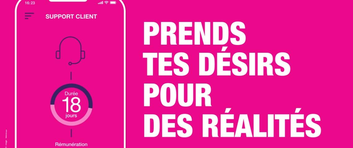 StaffMe présente sa dernière campagne Affiche de la start-up Staff Me
