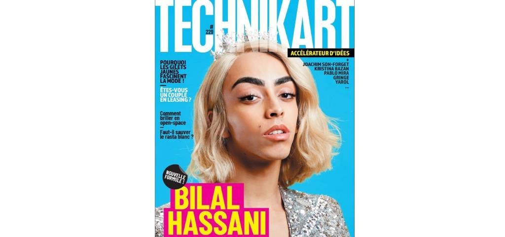 La couverture de technikart avec Bilal Assani