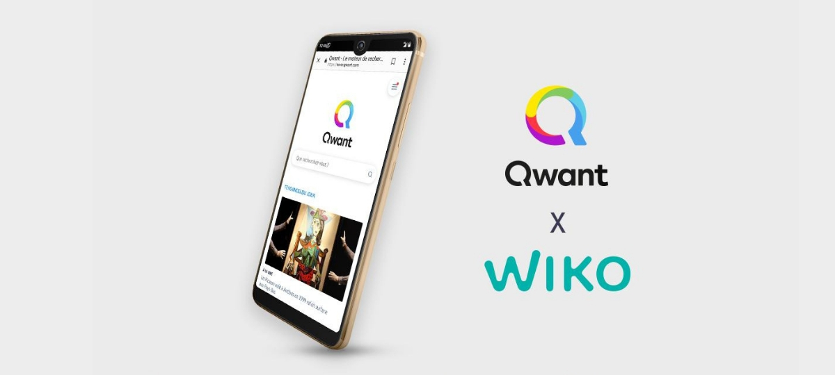Wiko et Qwant s'associent pour lancer un smartphone Visuel Wiko