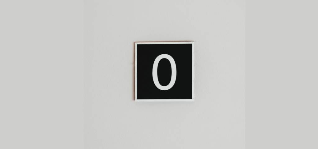 Le chiffre zéro