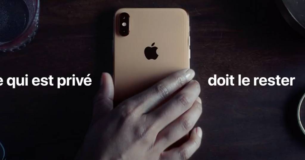 Extrait du Spot Apple ''Vie privée''