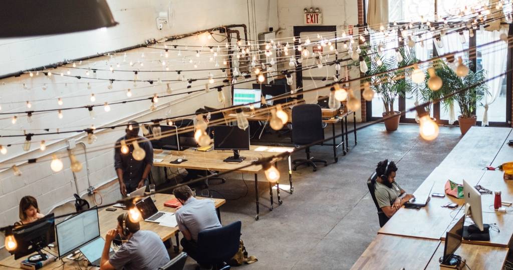 Un espace de coworking