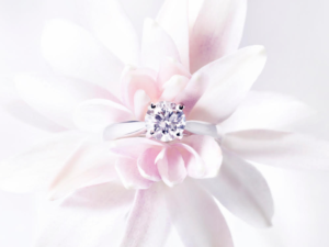 Une bague dans une fleur