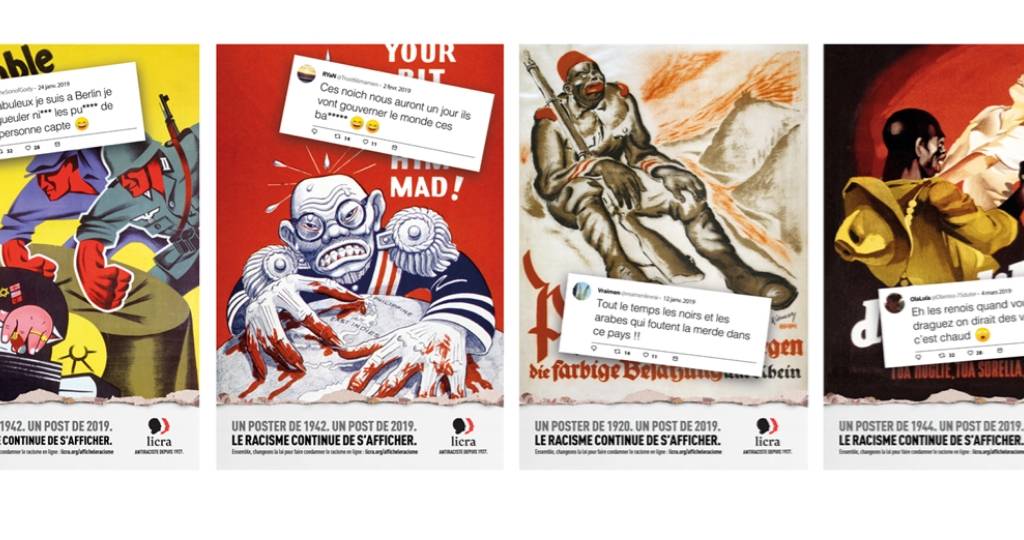 Affiches de la LICRA
