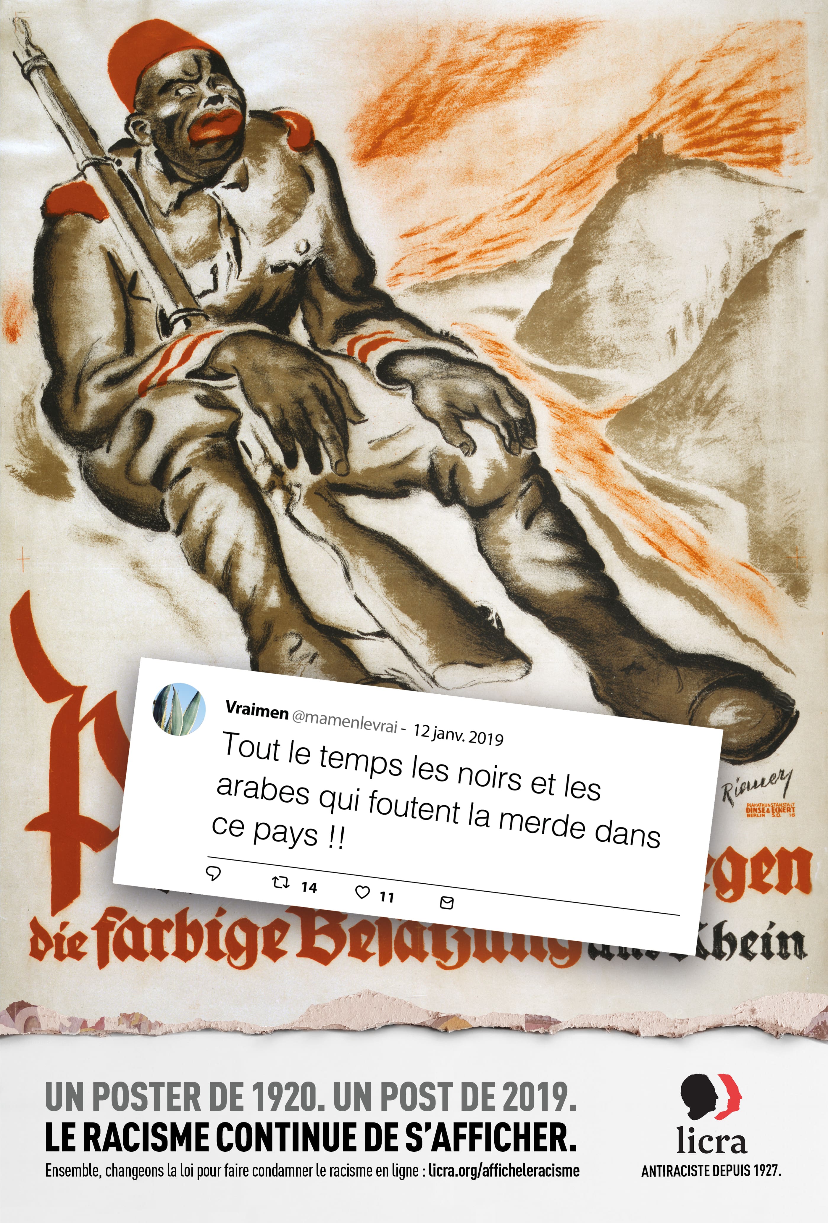 Affiche de la LICRA