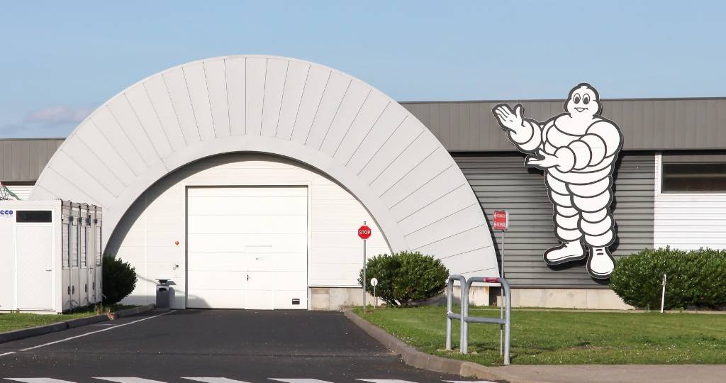 Une usine Michelin