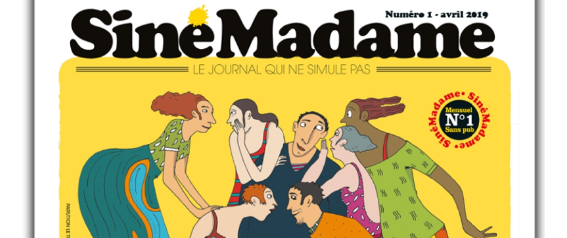 sine Madame le journal qui ne simule pas la couverture de Sine Madame