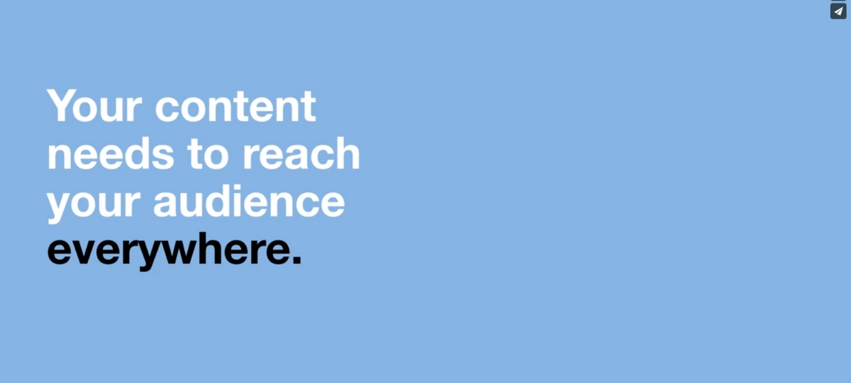 Vimeo annonce sa nouvelle fonctionnalité à destination des créateurs : Show-cases « Votre contenu a besoin d’être vu partout par votre audience. » en anglais