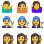 nouveaux emojis non genrés de Google