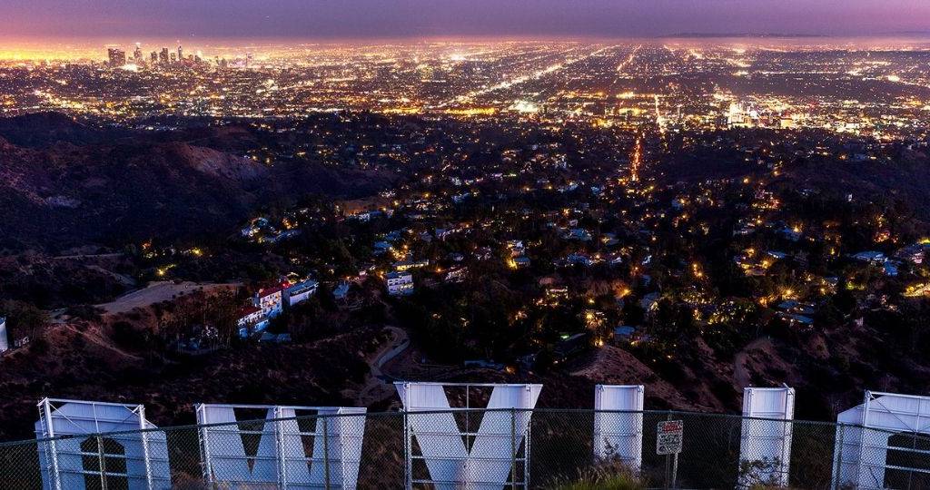 Paysage panoramique de la ville de Los Angeles