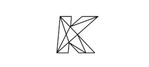 Logo de l'agence digitale Kentaï : un K graphique