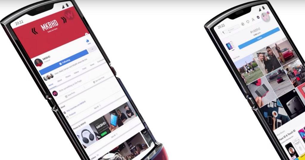 Concept du nouveau modèle Motorola RAZR