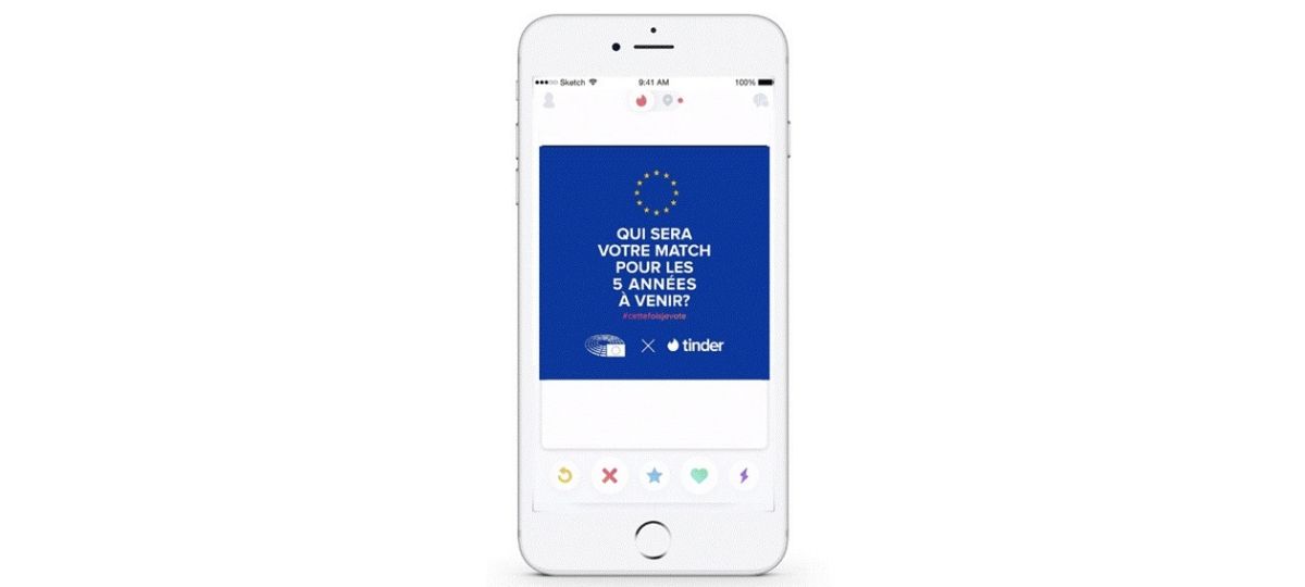 Le Parlement européen et Tinder encouragent les jeunes au vote application de rencontre Tinder