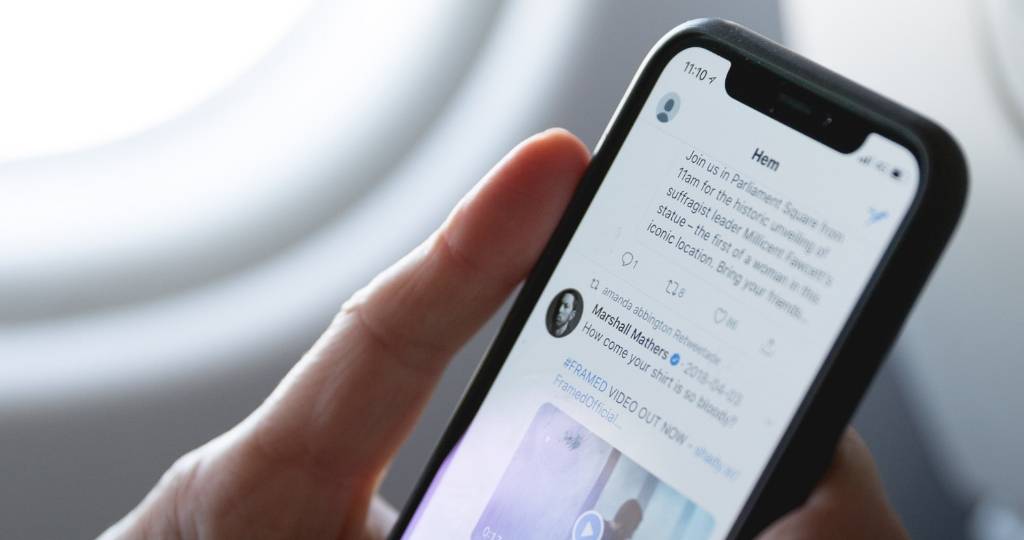 Écran sur Twitter