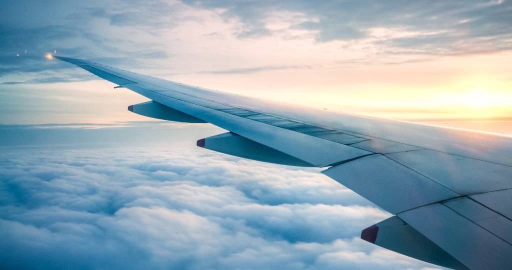 L'aile d'un avion