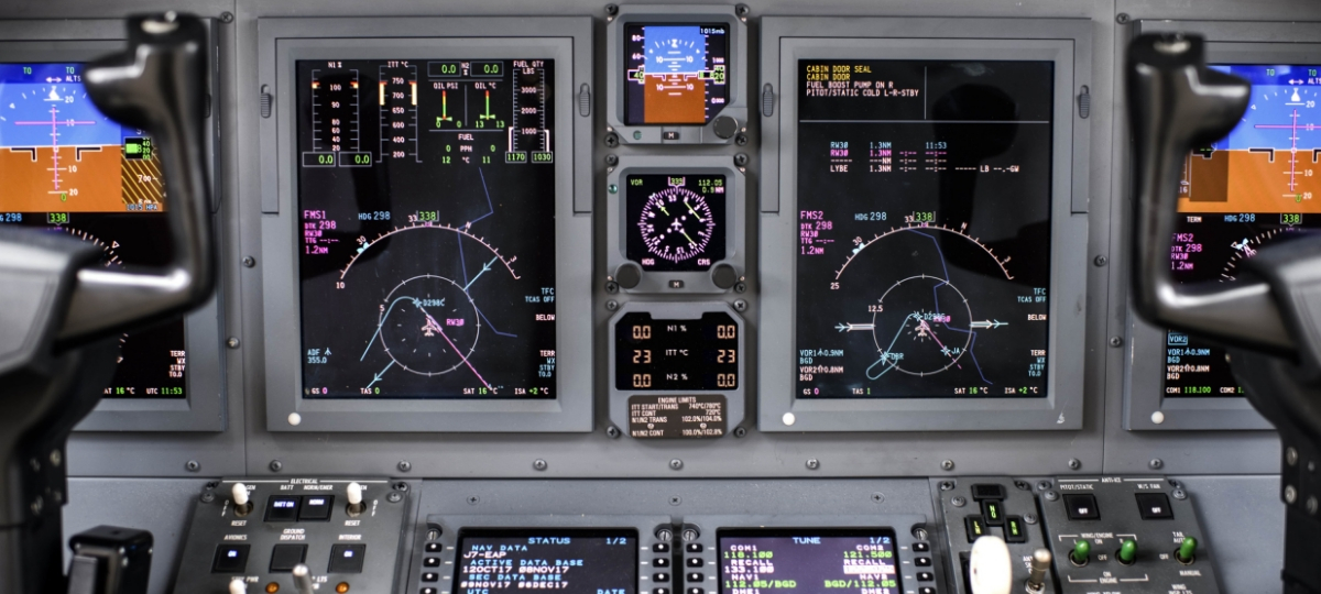 Comment (vraiment) mesurer les RP ?  le tableau de bord d'un avion